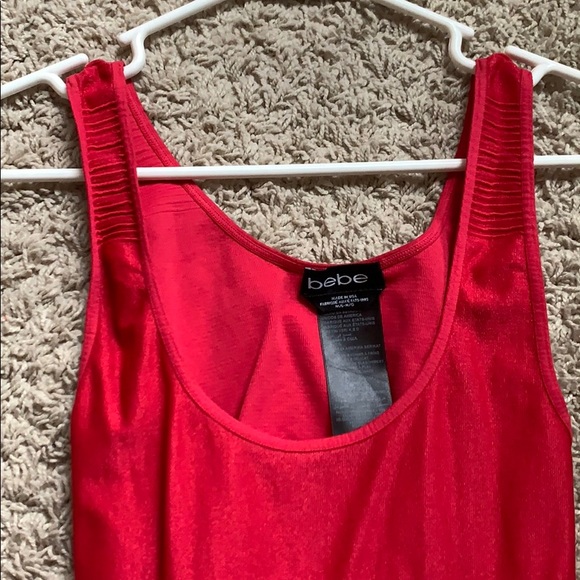 Red Bebe Bodycon Dress - Picture 3 of 4